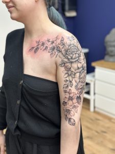 Bloemen tattoo