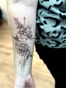 bloemen tattoo