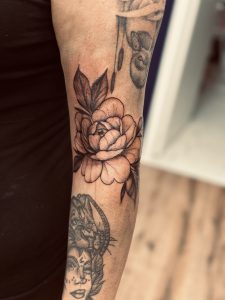 Bloemen tattoo