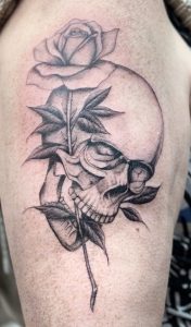 Skull tattoo